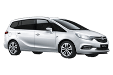 Car Hire Chiswick - Vauxhall Zafira 5 + 2 - Minibus hire Chiswick